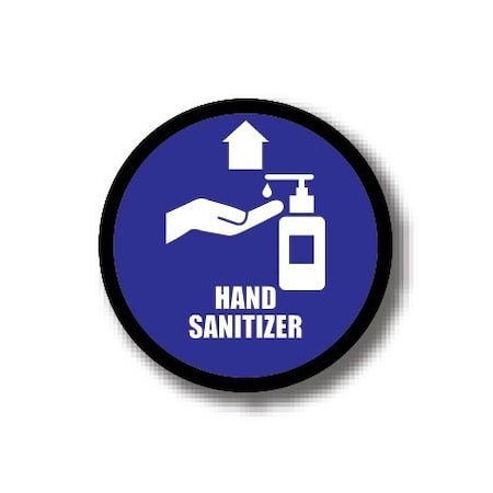 Ergomat 32in CIRCLE SIGNS Hand Sanitizer DSV-SIGN 1024 #6128 -UEN